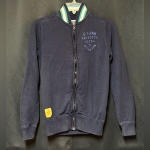 G-Star Dark Blue Jacket with Logo size Small